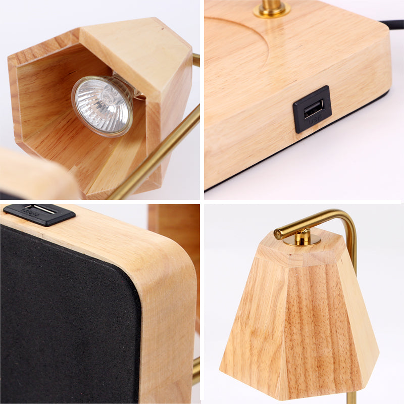 SOPEWOD fashion home wooden lamp Bedside lamp bedroom decoration
