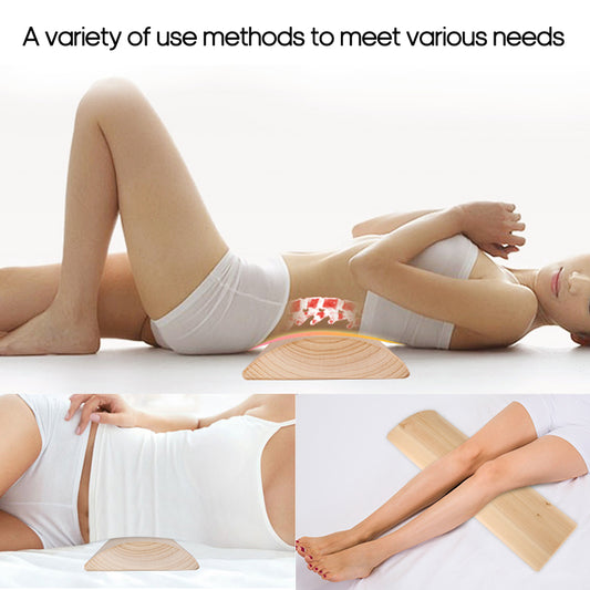 SOPEWOD Bamboo Pillow assists in Correcting The Reverse Bow, Bamboo is Sturdy and Durable