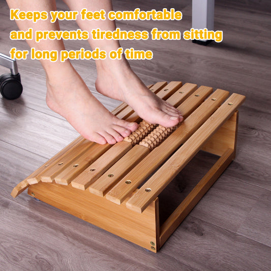 SOPEWOD Foot Massager Roller - Plantar Fasciitis Relief, Heel, Arch, Muscle Aches, Foot Pain, Stress Relief - Relaxation Gifts for Women, Men - Shiatsu Massage, Reflexology Tool - Dual Wooden