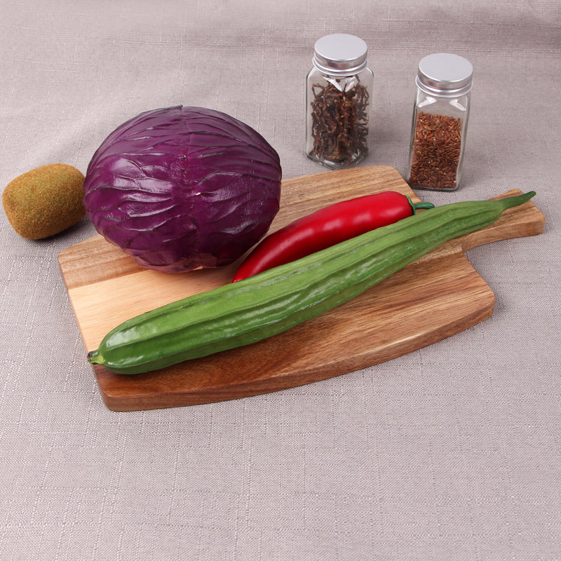 SOPEWOD Acacia Wood Cutting Board with Handle Charcuterie Food Serving Tray for Kitchen