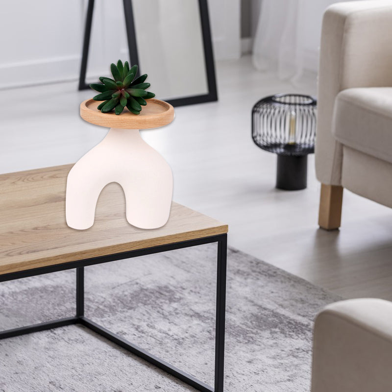 SOPEWOD Flower screen on the tray, storage decoration tray