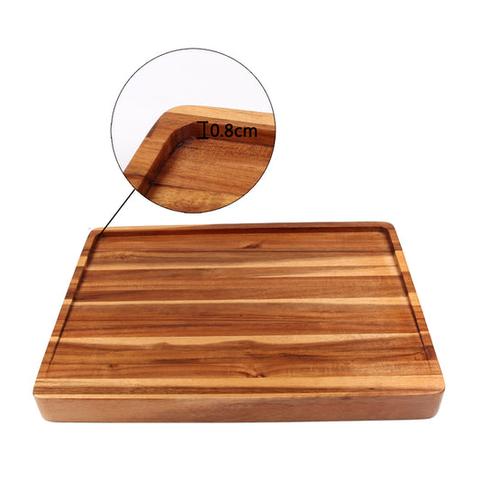 SOPEWOD Walnut Wood Cutting Board for Kitchen, Reversible Wooden Chopping Board With Juice Grooves