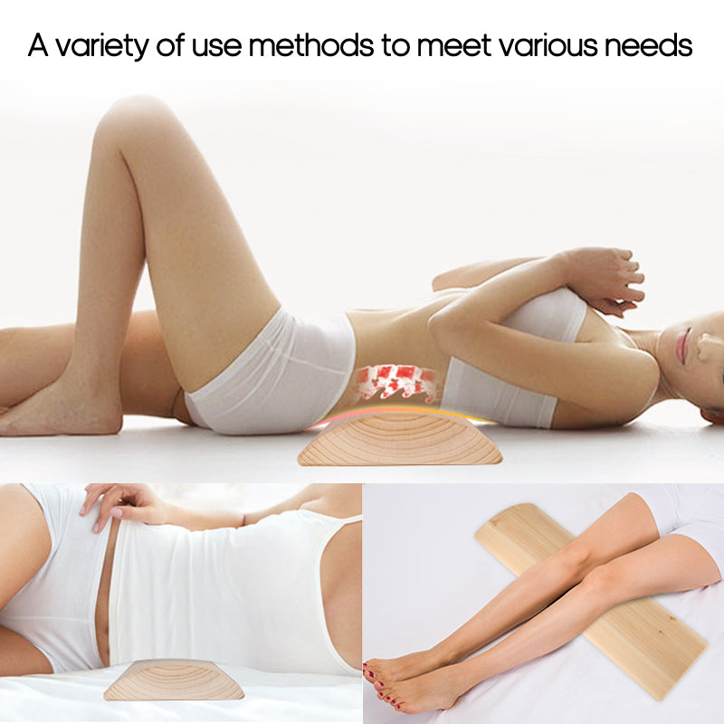 SOPEWOD Bamboo Pillow assists in Correcting The Reverse Bow, Bamboo is Sturdy and Durable